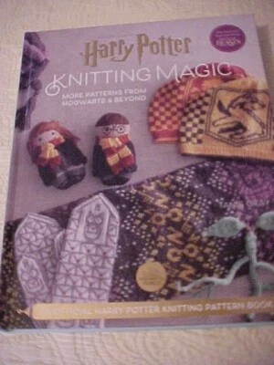 Harry Potter Knitting Magic More Patterns from Hogwarts Tanis Gray Book - Image 1 of 4