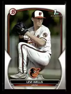 2023 Bowman Draft Paper Levi Wells Baltimore Orioles 1° #BD-92 lotto di 5 carte - Foto 1 di 1