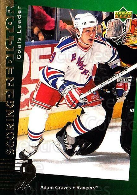 1994-95 Upper Deck Predictor Retail Exchange Gold #5 Adam Graves - Image 1 of 1