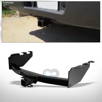 For 07-18 Silverado/Sierra 1500 Class 4 Blk Trailer Hitch Receiver Bumper Tow 2" - Image 1 of 4