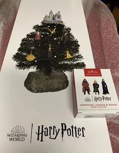 Hallmark Harry Potter Die Zauberwelt Mini Miniatur Baum Set mit 9 Ornamenten - Bild 1 von 10
