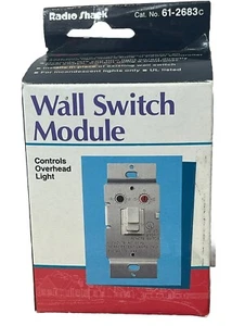 RadioShack Wall Switch Remote Controlled #61-2683c Incandescent Light Dimmer - Picture 1 of 5