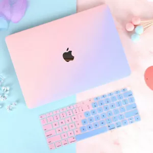 2in1 Gradient Color HardCase+Keyboard Skin for Macbook Air Pro 11 12 13 14 15 16 - Picture 1 of 5