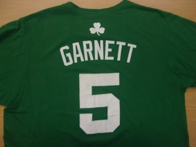 Adidas NBA Boston Celtics Baloncesto Kevin Garnett #5 Climalite Camiseta Para Hombres XL Foto 1 de 2