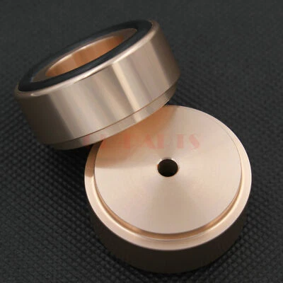 音频扬声器 AMP 隔离脚转盘录音机 支架 底座 阻尼器 39 毫米 金色 — 第 1/4 张图片