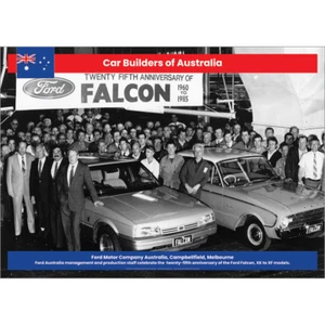 Impresión artística de constructores de automóviles Australia - Ford Falcon XK-XF 25 aniversario - tallas múltiples - Imagen 1 de 5