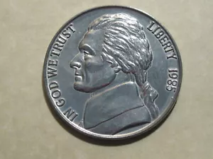 U.S. Coin Giant JEFFERSON NICKEL Coin Coaster Paperweight 3 in Die Struck Magic - Picture 1 of 3