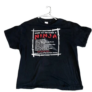 Tennessee River "How To Become A Ninja" Step By Step  Adult Tshirt XL - Picture 1 of 5