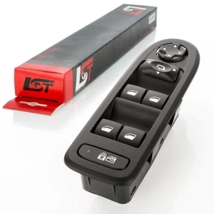 Window Lifter Switch Unit with Cover Button Black Left for CITROEN C5 III 3 - Picture 1 of 12