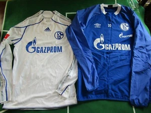 FC Schalke 2010-11 Raul Adidas Formotion Trikot S & Trainingstrikot Zalazar M - Bild 1 von 8