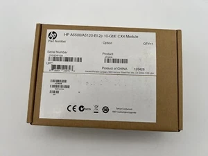 *NEW* HP JD360B SFP+ Module A5500 A5120 A5120-EI 2-Port 10GbE CX4 Module - Picture 1 of 3