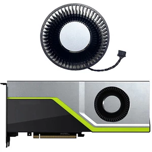 Carte graphique remplacement ventilateur de refroidissement unique pour NVIDIA Quadro RTX5000 6000 8000 - Photo 1/7