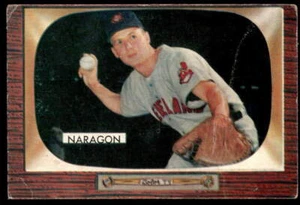 1955 Bowman #129 Hal Naragon RC Cleveland Indians Low Grade - Picture 1 of 2
