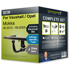 Towbar detachable for VAUXHALL / OPEL Mokka 12-20 + 7pin spec. electrical-kit FP