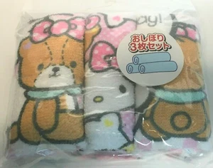 Hello Kitty Sanrio Teddybär Handtuch Waschhandtuch 3-teiliges Set aus Japan Neu - Bild 1 von 4