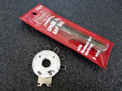 Vintage Sears Companion & Craftsman Spark Plug Gap Gauge 4075 40806 Made in USA - Image 1 of 4