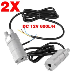2X Tauchpumpe DC12V 600L/H Wasserpumpe Minipumpe Wohnwagen Für Camping Garten - Zdjęcie 1 z 13