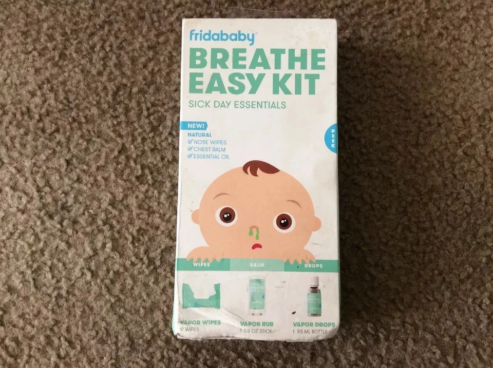 Baby and Toddler Breathe Easy Kit Sick Day Essentials by Fridababy- 851877006417