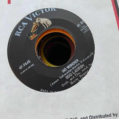 Rod Lauren – If I Had A Girl / No Wonder Vinyl Record VG+ R42 Foto 1 de 2