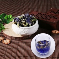Premium Butterfly Pea Flower Herbal Blue Tea 100% Natural Organic food & drink