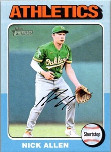 2024 Topps Heritage Mini Light Blue Border #249 Nick Allen 20/25 - Bild 1 von 2