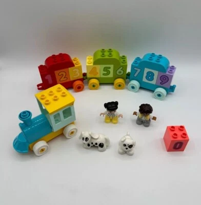 LEGO DUPLO: Number Train Learn To Count (10954) Used Set/100% Complete Extra Dog - Image 1 of 4