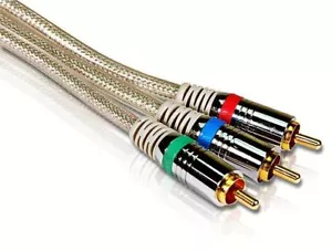 Philips SWV3565 24k Gold Component Video Cable Video Cable TV DVD/CD - Picture 1 of 2