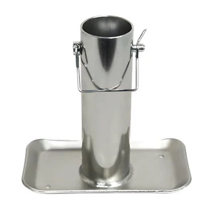 Trailer Jack Foot Plate 5000lb w/ Pin for A-Frame RV Boat 7-1/2” Tube Length - Picture 1 of 7