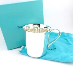 NEU Tiffany & Co. Macher Sterlingsilber Baby Tasse 2,5 Zoll Beutel & Box - Bild 1 von 13