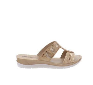 Inblu Scarpe BV000042 Ciabatte Donna in Similpelle Beige - Imagen 1 de 8