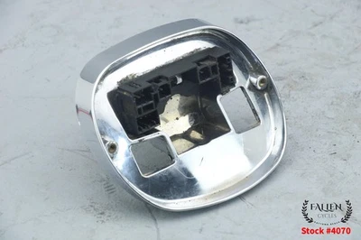 Harley Softail 2006 luz trasera de freno base bisel cromado #4070 Foto 1 de 4