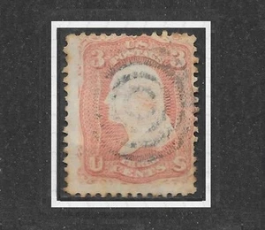 USA 1862 brownish rose Washington type b SG 62 - Picture 1 of 1