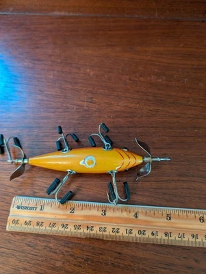 Vintage Heddon No. 150 Five Hook Minnow!! Foto 1 de 4