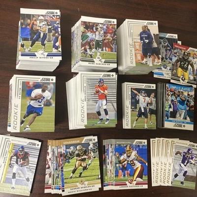 2012 Score Football Lot Of 642 Rc’s Gold Scorecards Red Zone Inserts+ - Image 1 of 4