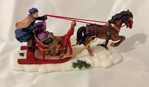 O’Well Collection Accessory Resin Sled Couple Carriage Excellent Condition! 7x3” - Picture 1 of 4