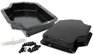 Aeroflow AF72-3001BLK Th400 3" Deep Fabricated Transmission Pan Inc Filter Exten - Picture 1 of 4