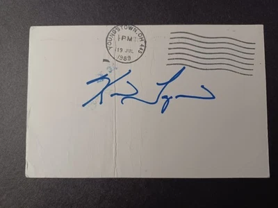 凯文·塔帕尼签名政府明信片 GPC - 大都会队、双胞胎、道奇队、小熊队 — 第 1/2 张图片