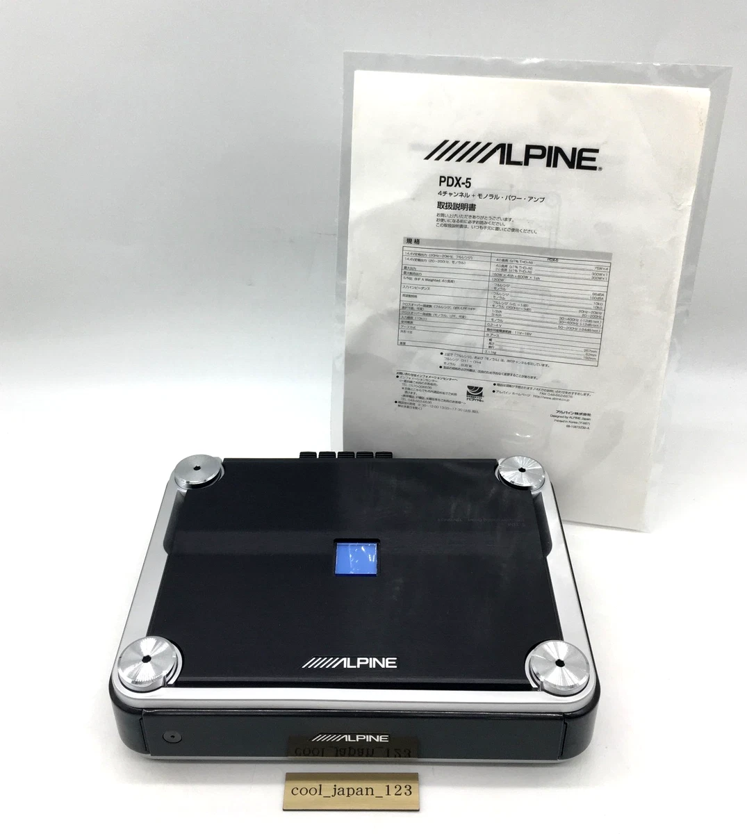 Alpine PDX5 Car Audio Amplifiers for sale - eBay