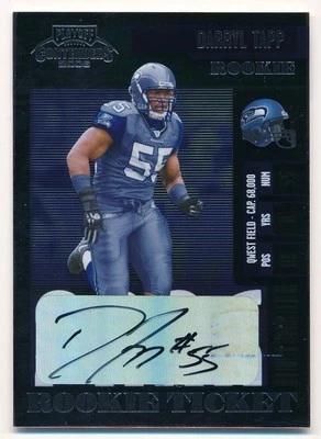 2006 Playoff Contenders DARRYL TAPP Auto Rookie RC #138 *Seahawks* NRMT-MT++ - Image 1 of 2