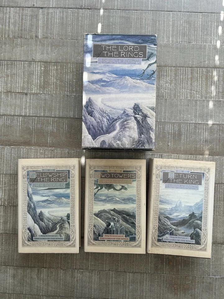 The Lord of the Rings 3-Volume Boxed Set J.R.R. Tolkien Houghton Mifflin HC DJ - Image 1 of 3