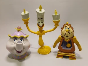 Lot of 3 Vintage Disney's Beauty and the Beast Figure Toys PVC - Picture 1 of 7