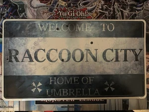 Resident Evil Operation Raccoon City Metal Sign Bonus Item Limited Rare - Picture 1 of 4