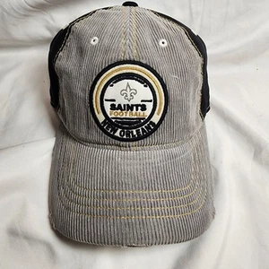 New Orleans Saints Reebok NFL Apparel Distressed Strapback Mütze - Bild 1 von 7