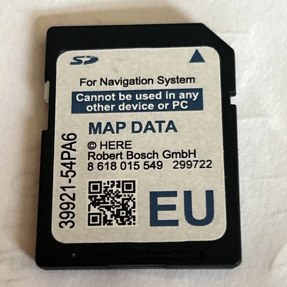 Sat Nav SUZUKI SLDA BOSCH 2021 EU & UK Navi SD CARD to Swift 39921-54PA6 - Image 1 of 1