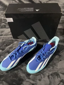 adidas X Crazyfast Messi Club FxG Soccer Cleats Blue White Size 12.5 Men's Shoes - Picture 1 of 5