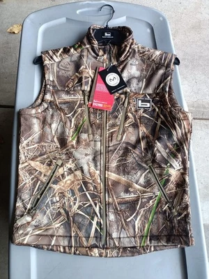 New, W/ Tags Banded Realtree Max 7 Mid Layer Fleece Vest, Size Small, Mid Weight - Image 1 of 4