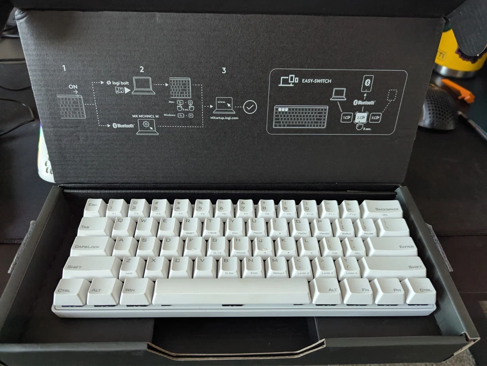 Vortex Pok3r - Programable Mechanical Keyboard w/Cherry MX White - Image 1 of 3