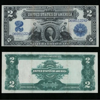 SC 1899 $2 Silver Certificate Fr.251 Mini Porthole (224) - Image 1 of 4