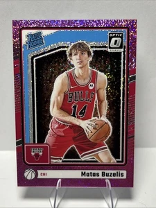 Matas Buzelis Donruss Optic Pink Glitter Prizm /275 Rookie Card Chicago Bulls RC - Bild 1 von 3