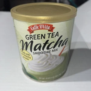 Caffe D’Vitta Green Tea Matcha Smoothie Mix - Made With Real Matcha - Picture 1 of 5